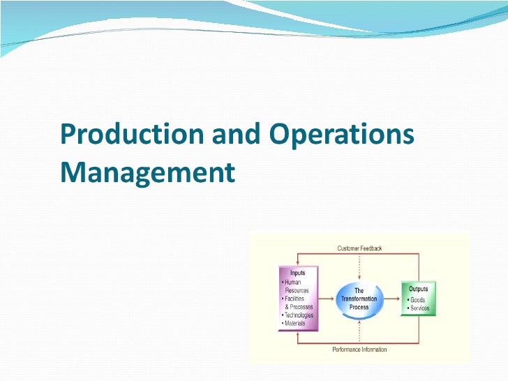 Production Operations Management Ebook